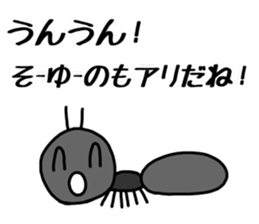 Orange rabbit sticker sticker #4093653