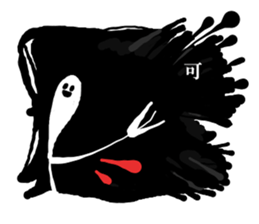 Ghost of Claris(white) sticker #4094253