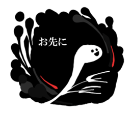 Ghost of Claris(white) sticker #4094260