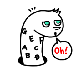 Hiroshima Spotted garden eel's sticker #4094352