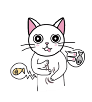 Gigi the cat 3 sticker #4094530