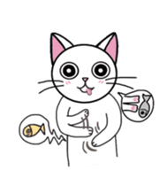 Gigi the cat 3 sticker #4094530