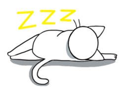 Gigi the cat 3 sticker #4094534