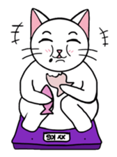 Gigi the cat 3 sticker #4094537