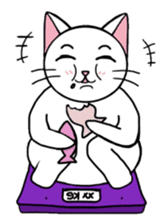 Gigi the cat 3 sticker #4094537