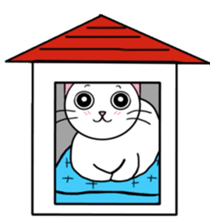 Gigi the cat 3 sticker #4094549