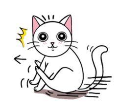 Gigi the cat 3 sticker #4094554