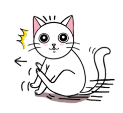 Gigi the cat 3 sticker #4094554