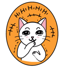 Gigi the cat 3 sticker #4094555