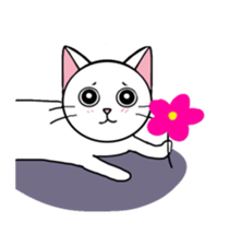 Gigi the cat 3 sticker #4094556