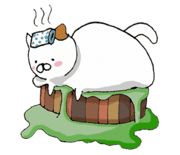 Fat cat is cute sticker #4094682