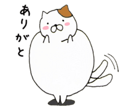 Fat cat is cute sticker #4094692
