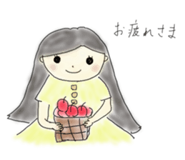 Always , at any time , girl sticker #4094800