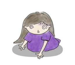 Always , at any time , girl sticker #4094811