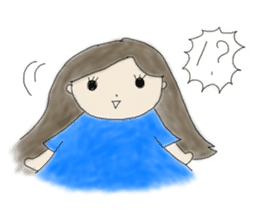 Always , at any time , girl sticker #4094816