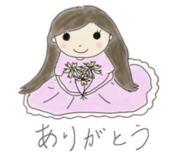 Always , at any time , girl sticker #4094822