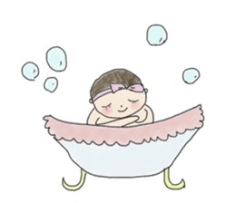 Always , at any time , girl sticker #4094829