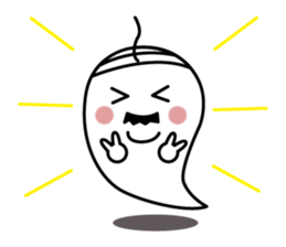 Haunted family stamp sticker #4095532