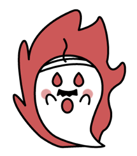 Haunted family stamp sticker #4095551