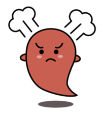 Haunted family stamp sticker #4095554