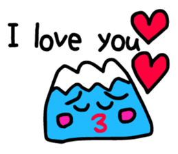 FUJI(English ver) sticker #4095607