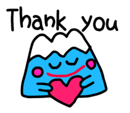 FUJI(English ver) sticker #4095623