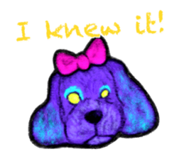 GRUMPY GIRLS(DOGS) English version sticker #4096441