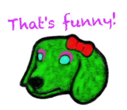 GRUMPY GIRLS(DOGS) English version sticker #4096447