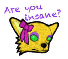 GRUMPY GIRLS(DOGS) English version sticker #4096465