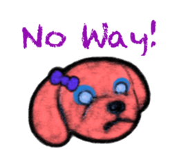 GRUMPY GIRLS(DOGS) English version sticker #4096471