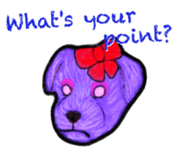 GRUMPY GIRLS(DOGS) English version sticker #4096477