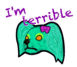 GRUMPY GIRLS(DOGS) English version sticker #4096478