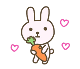 Cute animals. Rabbit, panda, bear, cat. sticker #4096524