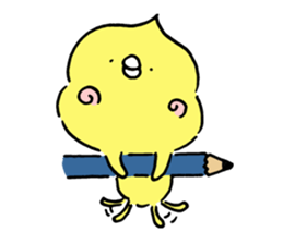 Soft birds by cadisiro. sticker #4096956