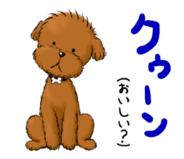 Aru The Toy Poodle. sticker #4097002