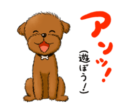 Aru The Toy Poodle. sticker #4097015