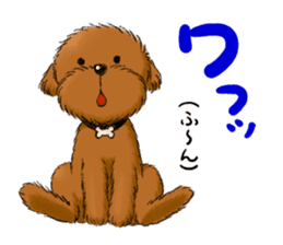 Aru The Toy Poodle. sticker #4097018
