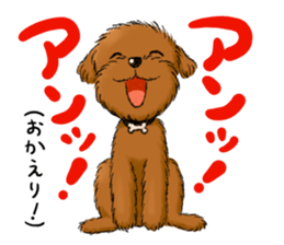 Aru The Toy Poodle. sticker #4097019