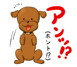 Aru The Toy Poodle. sticker #4097026