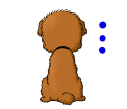 Aru The Toy Poodle. sticker #4097035