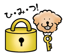 Poodle with 365 days sticker #4098124