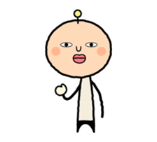 Everyday Sticker - Henteko Alien sticker #4098400