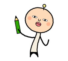 Everyday Sticker - Henteko Alien sticker #4098437