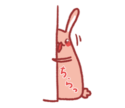 Note pad of abdomen rabbit sticker #4098636