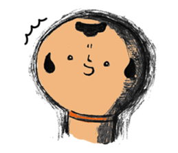 Kokeshi to walk sticker #4098871