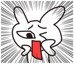 The rabbit which looked grave sticker #4098947