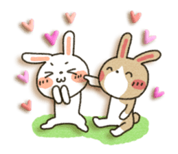 Love rabbit! sticker #4099192
