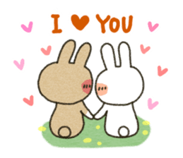 Love rabbit! sticker #4099194