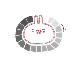 Japanese rabbit2 sticker #4099232