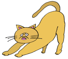 ADDICTIVE FACE (CAT VERSION) sticker #4099560